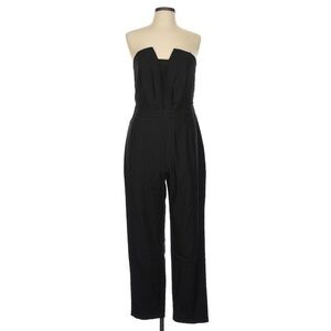 Adelyn Rae Black Strapless Jumpsuit